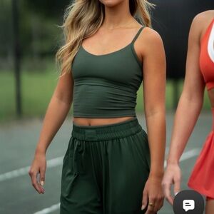P’Tula tennis tank - hunter green